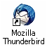 Mozilla Thunderbird を起動します。